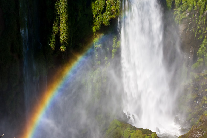 Rainbow And Iguazú Falls